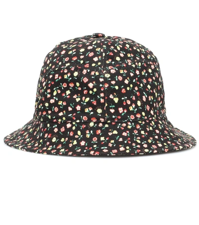 Shop Gucci X Liberty Floral Cotton Bucket Hat In Black