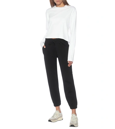 Wardrobe.nyc Crew Neck Stretch-jersey T-shirt In White