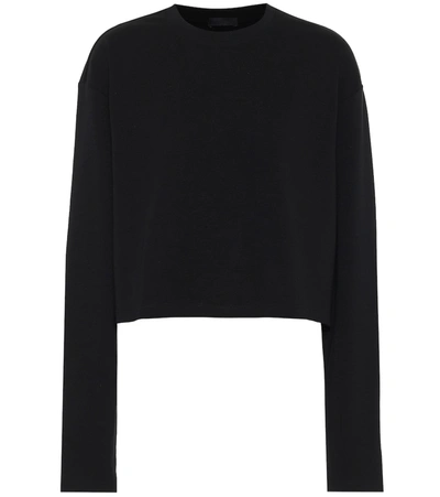 Shop Wardrobe.nyc Wardrobe. Nyc Release 03 Cotton Jersey Top In Black