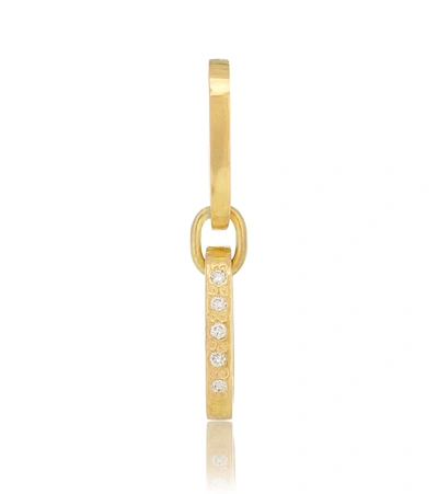Elhanati L'amore Chain 18kt Yellow Gold Single Earring In Gold