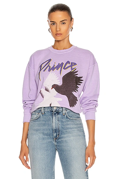 Shop Madeworn Prince 1984 Sweatshirt In Lilac