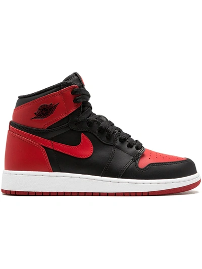 Shop Nike Air Jordan 1 Retro High Og Bg "banned 2016" Sneakers In Black