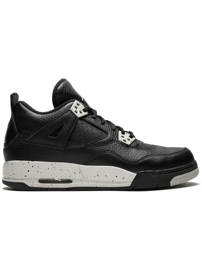 Shop Nike Air Jordan 4 Retro Sneakers In Black