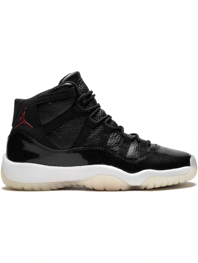 Shop Nike Air Jordan 11 Retro Bg "72-10" Sneakers In Black