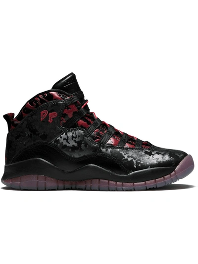 Shop Nike Air Jordan 10 Retro "doernbecher" Sneakers In Black