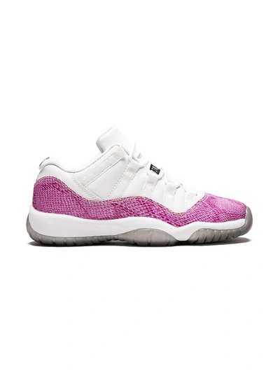 Shop Nike Air Jordan 11 Retro Low "snake" Sneakers In White