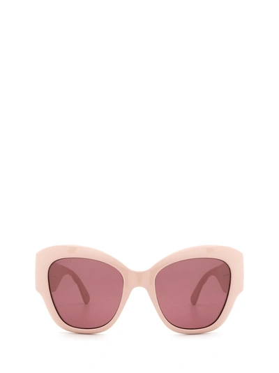 Shop Gucci Gg0808s Pink Sunglasses In 3