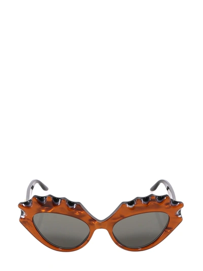 Shop Gucci Sunglasses In Orange