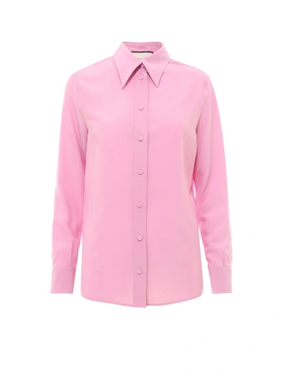 Shop Gucci Shirt In Pink