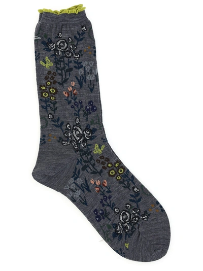 Shop Antipast Socks In Mix Grey