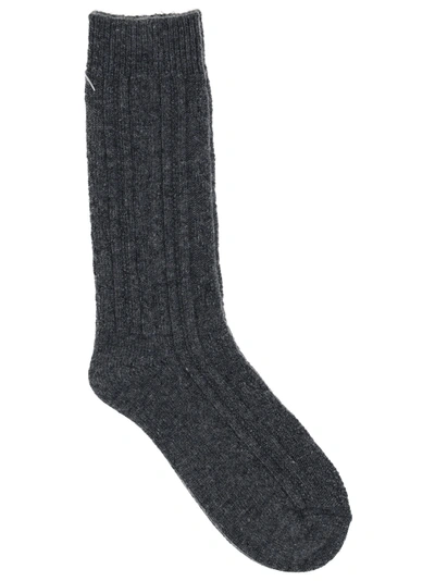 Shop Antipast Socks In Charcoal