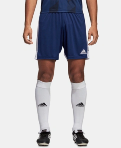 Shop Adidas Originals Adidas Men's Tastigo Climalite Soccer Shorts In Dark Blue