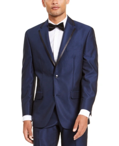 Shop Sean John Men's Classic-fit Tuxedo Suit Separate Jackets In Blue Diamond