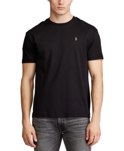 Shop Polo Ralph Lauren Men's Classic-fit Soft Cotton T-shirt In Polo Black
