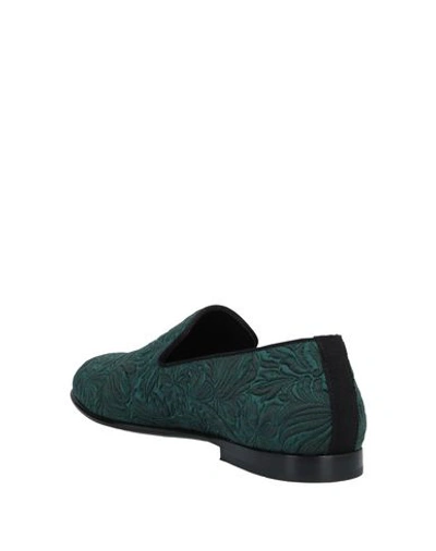 Shop Dolce & Gabbana Loafers In Dark Green
