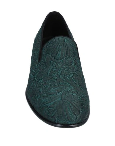 Shop Dolce & Gabbana Loafers In Dark Green