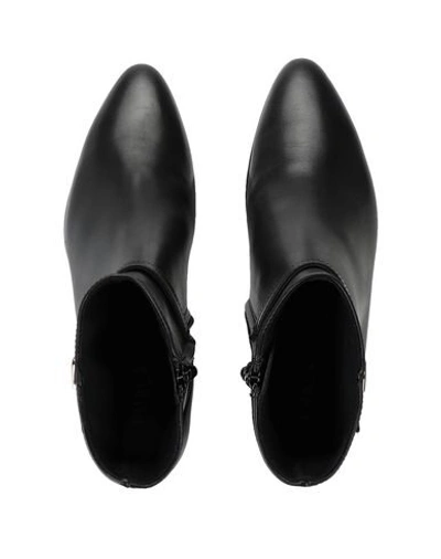 Shop Furla Grace Ankle Boot T.35 Woman Ankle Boots Black Size 7 Soft Leather