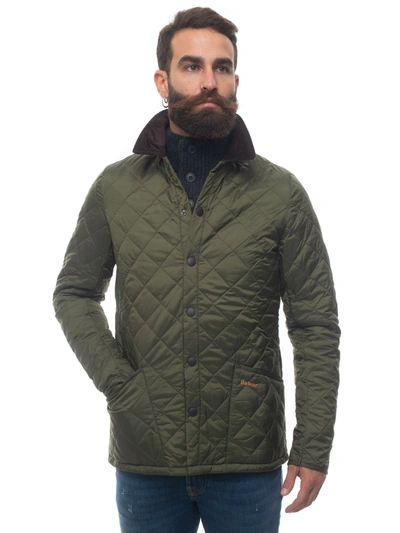 Shop Barbour Heritage Liddesdale - Husky Quilted Jacket In Green