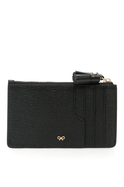 Shop Anya Hindmarch Zipped Card Holder Eyes In Black