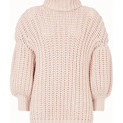Shop Fendi Wool Pullover In Rose