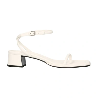 Shop The Row Kate Sandal Low Heel In Snow