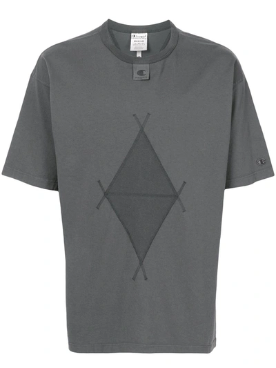 Shop Champion X Craig Green Diamond T-shirt In Grey