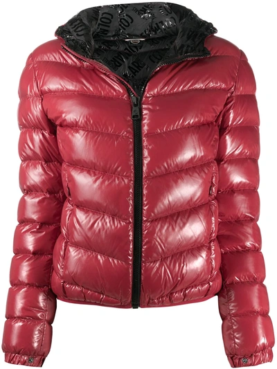 Shop Colmar Padded Zip-up Down Jacket In Red