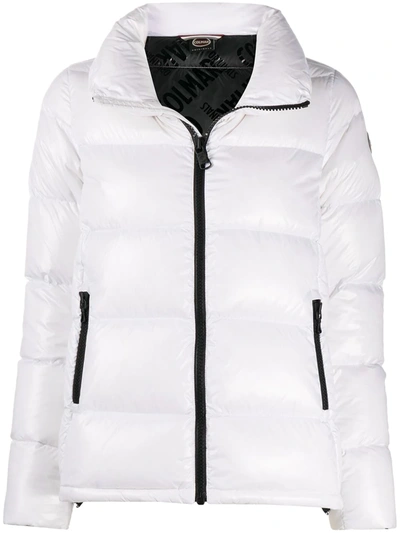 Shop Colmar Padded Zip-up Down Jacket In White