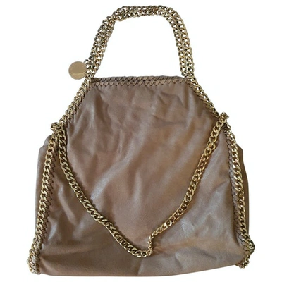 Pre-owned Stella Mccartney Falabella Beige Velvet Handbag