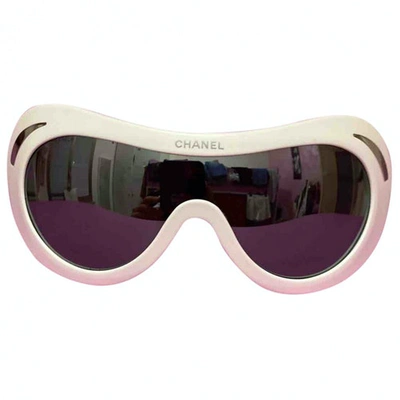 Pre-owned Chanel White Sunglasses