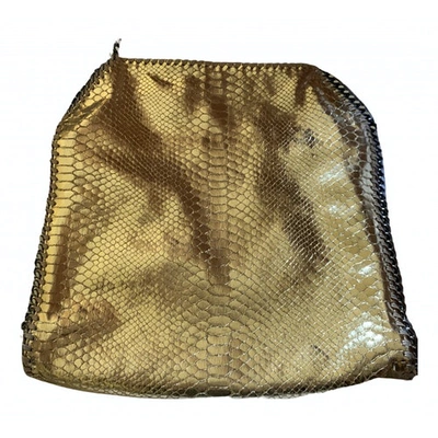 Pre-owned Stella Mccartney Falabella Gold Handbag