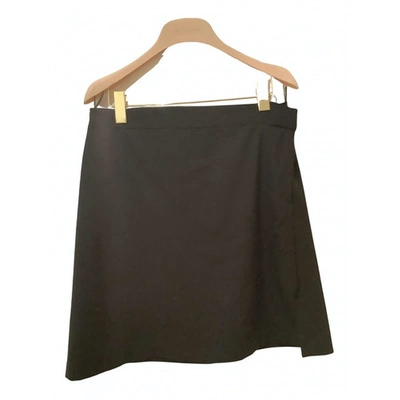 Pre-owned Jil Sander Black Wool Skirt