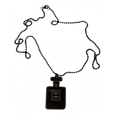 Pre-owned Chanel Black Metal Necklace