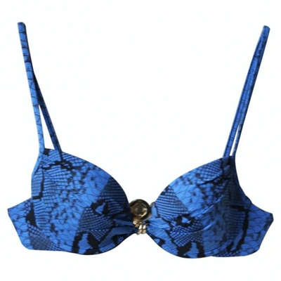 Pre-owned Roberto Cavalli Swimwear In Blue