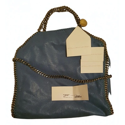 Pre-owned Stella Mccartney Falabella Blue Cloth Handbag