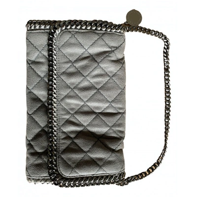 Pre-owned Stella Mccartney Falabella Grey Cloth Clutch Bag