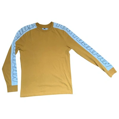 Pre-owned Topman Yellow Cotton T-shirt