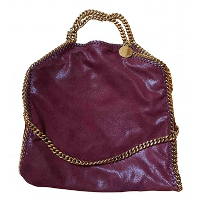 Pre-owned Stella Mccartney Falabella Burgundy Handbag