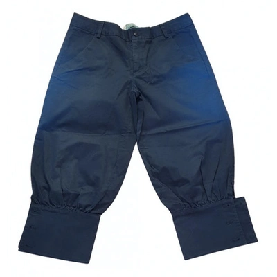 Pre-owned Hoss Intropia Trousers In Blue