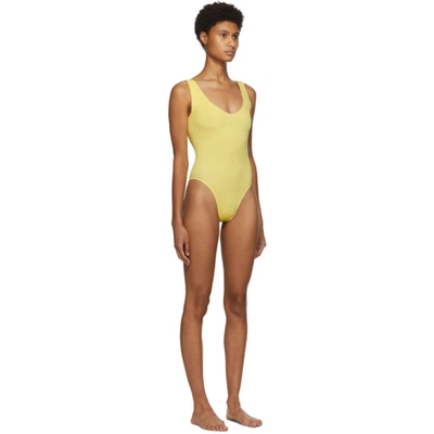 Shop Bound By Bond-eye Yellow 'the Mara' One-piece Swimsuit In Daisy