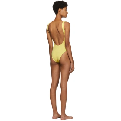 Shop Bound By Bond-eye Yellow 'the Mara' One-piece Swimsuit In Daisy