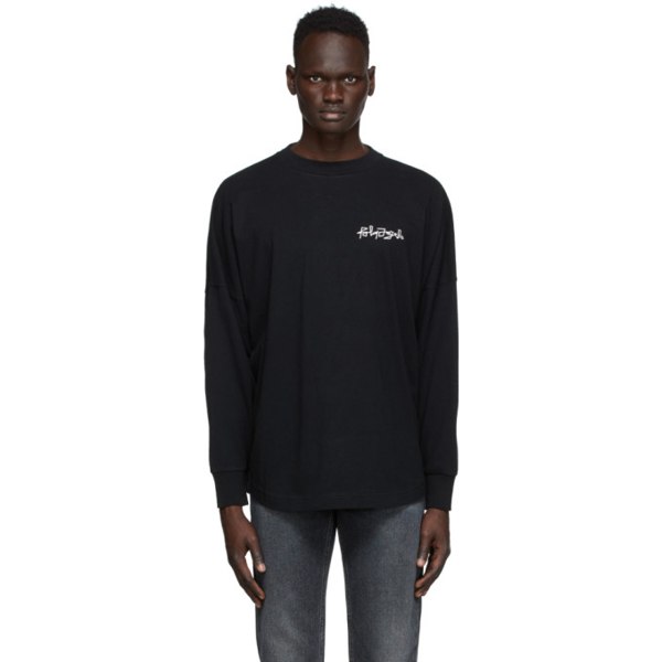 palm angels black long sleeve