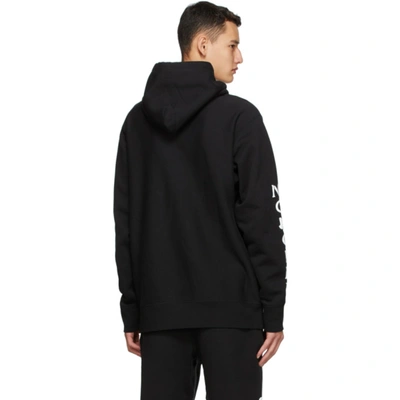 Shop Moncler Genius 2 Moncler 1952 Black Undefeated Edition Girocollo Hoodie In 999 Black