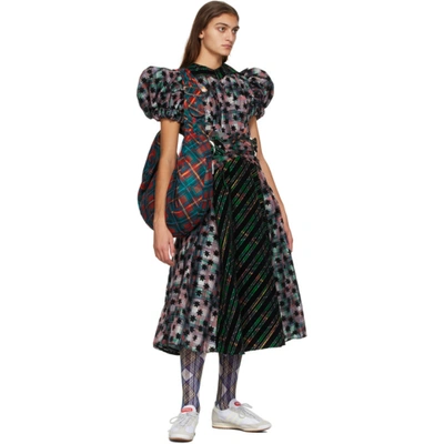 Shop Chopova Lowena Multicolor Empire Waist Dress In Star
