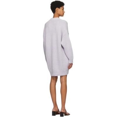 DRAE SSENSE 独家发售紫色开衫连衣裙