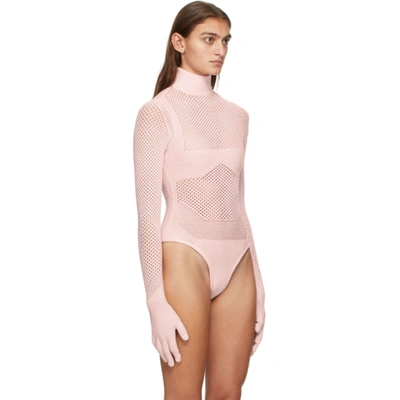 Isa Boulder Ssense Exclusive Pink Gloved Arcade Bodysuit