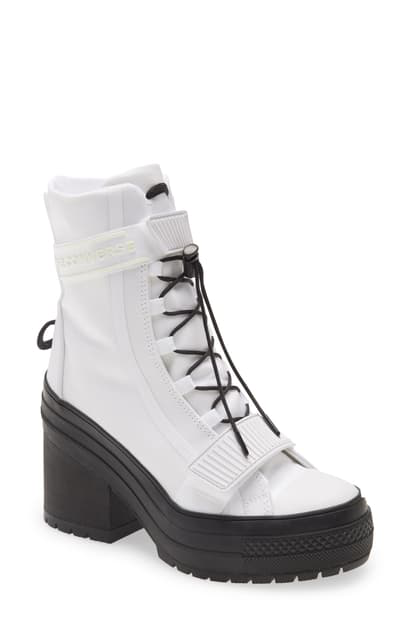 Converse Chuck Taylor All Star Gr82 Heeled Boot In White | ModeSens