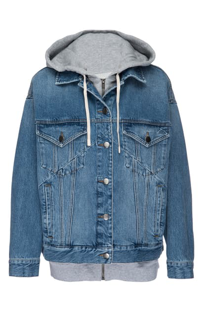 frame denim hoodie