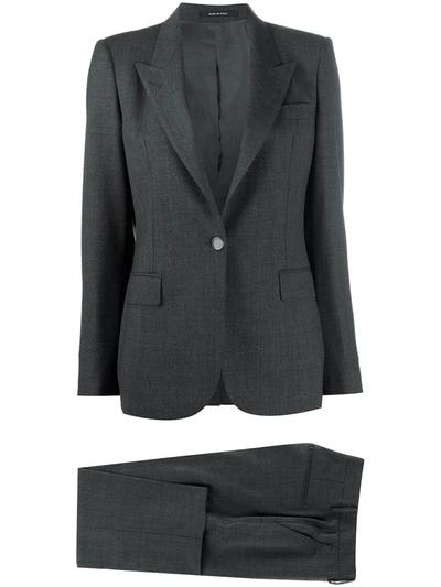 Shop Tagliatore Tailored Two-piece Suit In Grey