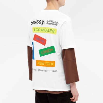 Shop Stussy City Banners Tee In White